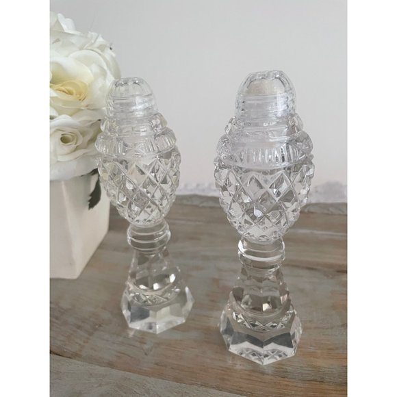 Other - Gorgeous Vintage Formal Crystal Salt & Pepper Shakers